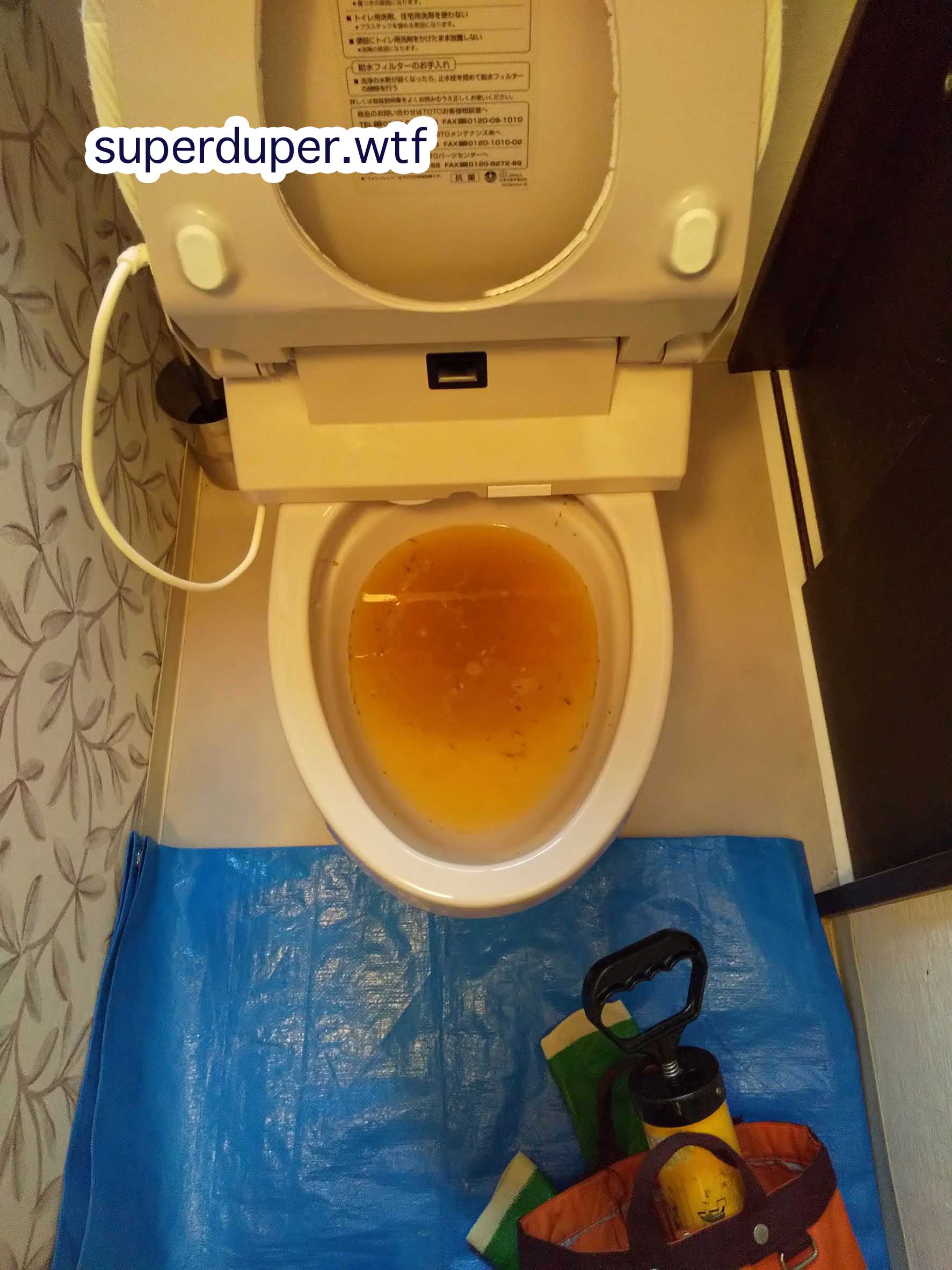 大阪のトイレつまり